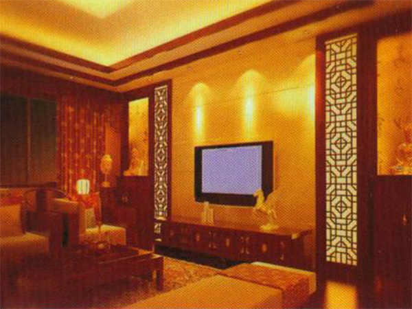 實(shí)木花格裝飾